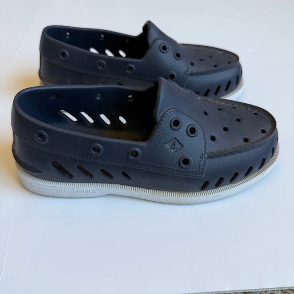Sperry Top Sider Navy Blue Boat Shoes Mens 3 Womens 5 - Picture 3 of 11